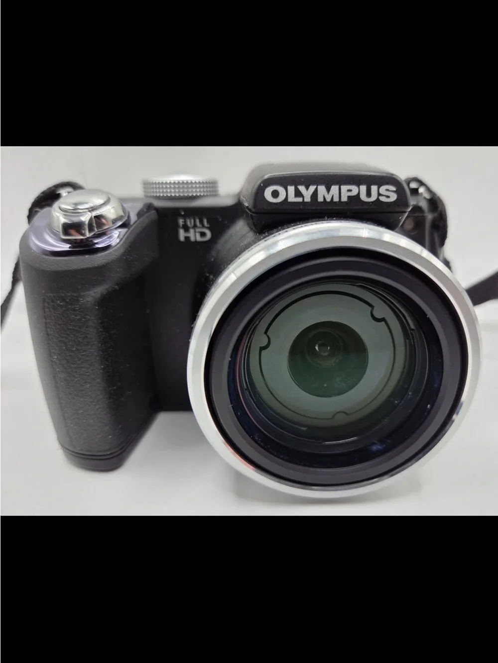 Olympus Black Camera Kit with Red-Accented Carrying Case